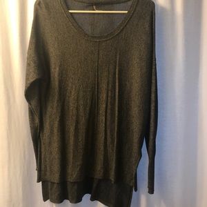 High Low Grey Sweater